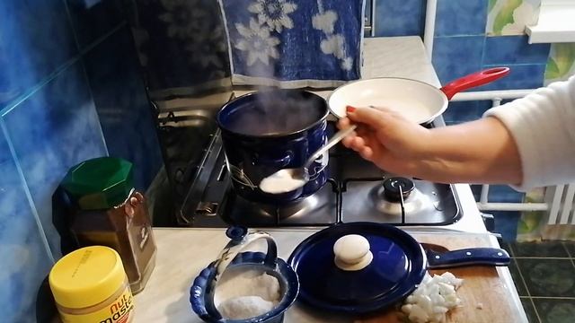 Быстрый суп на завтрак .