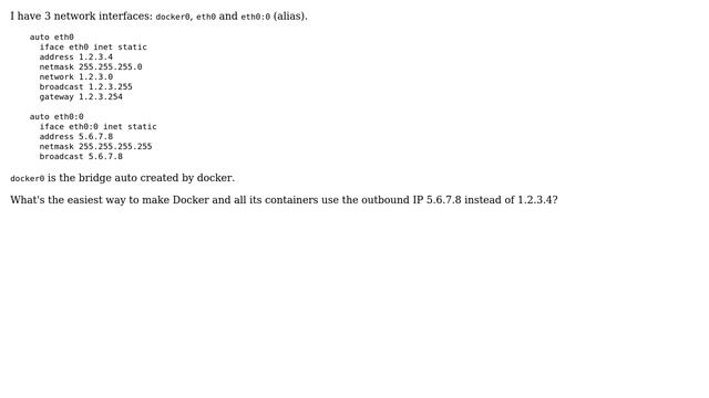 DevOps & SysAdmins: Use a specific outbound IP with Docker (2 Solutions!!) смотреть онлайн
