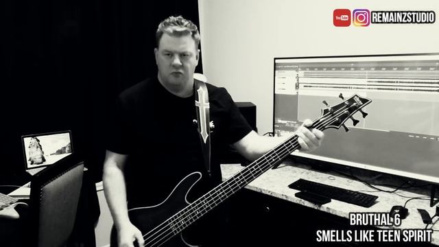Bruthal 6 - Smells Like Teen Spirit (Bass Cover) смотреть онлайн