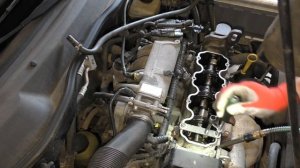 Замена сальников клапанов без снятия ГБЦ,Opel,Lanos,Aveo,Nexia