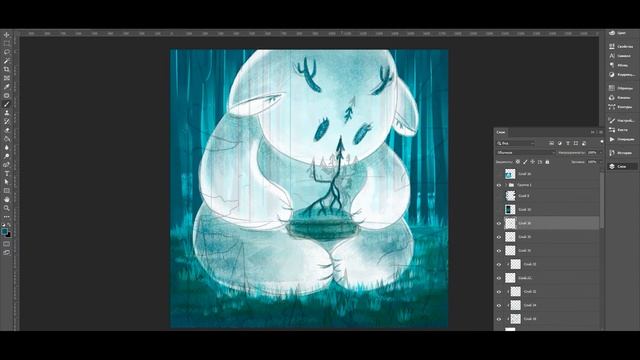 Speedpaint | Photoshop | Forest Soul смотреть онлайн
