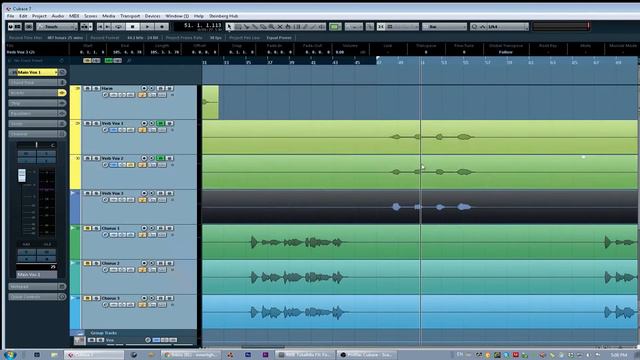 Pitch Correcting and Tuning Vocals with Variaudio in Cubase смотреть онлайн