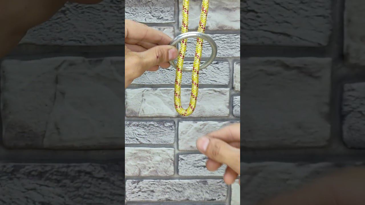 Обязательно запомни эту хитрость! Как можно легко закрепить кольцо на веревке? #shorts смотреть онлайн