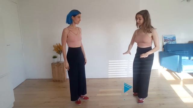 Marche de tango argentin - Repousser le sol - Argentine tango walk - push the floor смотреть онлайн