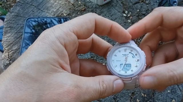 Casio Baby-G  BSA-B100-4A1ER  С шагомером и счетчиком каллорий