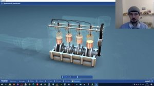 Как работает дизельный двигатель ? 3D анимация Mozaik Education