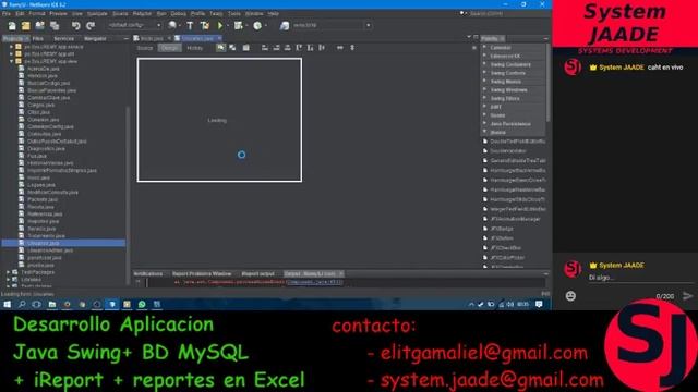 Sistema Java Swing + MySQL + iReport + Reporte Excel Parte #1 смотреть онлайн