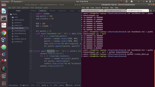 K-means Map Reduce - using random data смотреть онлайн