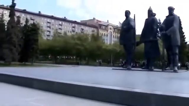 Видео. Площадь им Ленина и Оперный театр. Новосибирск . смотреть онлайн