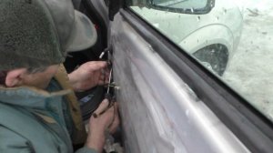 OPEL ZAFIRA B. Замена бокового зеркала со снятием дверной карты.