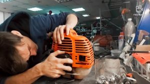 #1: Храповик на бензо триммере