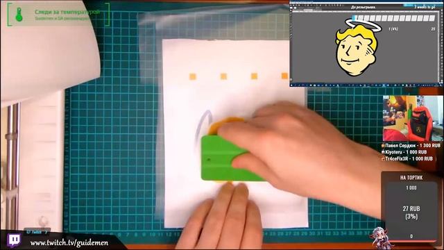Делаем стикер Vault boy (Fallout) karma из винила на плоттере своими руками.[Guidemensticker] смотреть онлайн
