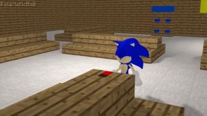 БАЛДИ vs СОНИК И МАРИО В MINECRAFT BALDI'S BASICS АНИМАЦИЯ 1