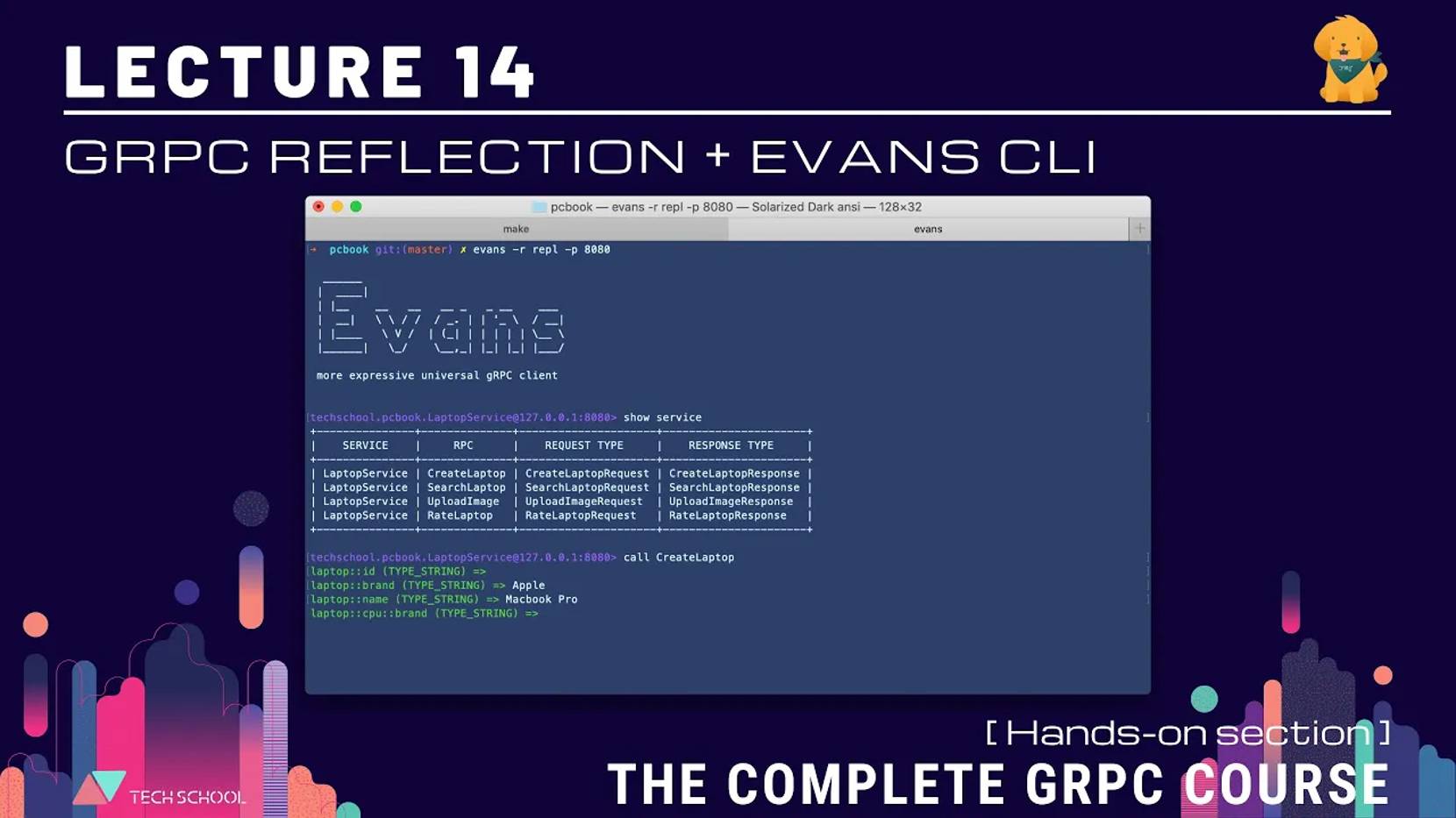 TECH SCHOOL - [gRPC #14] gRPC reflection and Evans CLI - 2020-03-16 смотреть онлайн