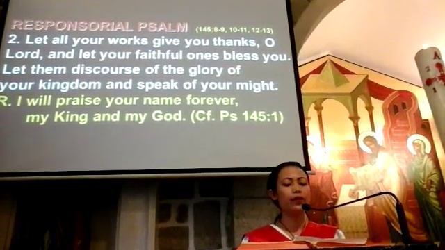 Responsorial Psalm 145:1 I will praise your name forever, my King and my God. смотреть онлайн