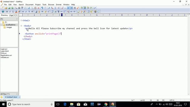How to create Print button in HTML |How Print Button works in javascript смотреть онлайн