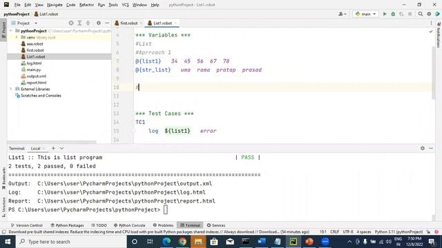 List and Dictionary Variables смотреть онлайн