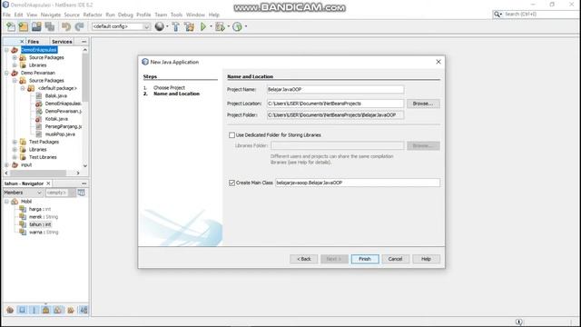 Kelas Dan Atribut (Java Programming OOP) #SMKN4Bogor #Java #OOP