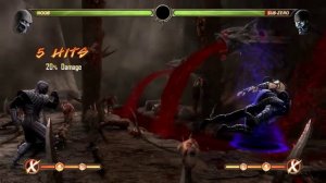 Mortal Kombat 9 - Noob Saibot: Combo Compilation [2014]