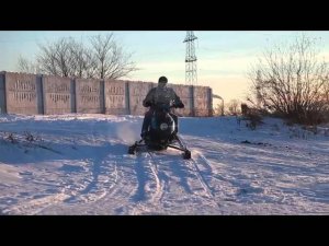 Первый разборный снегоход Cronus TT 200 P в действии!