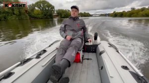 Кресло в лодку ПВХ Skipper тест на воде