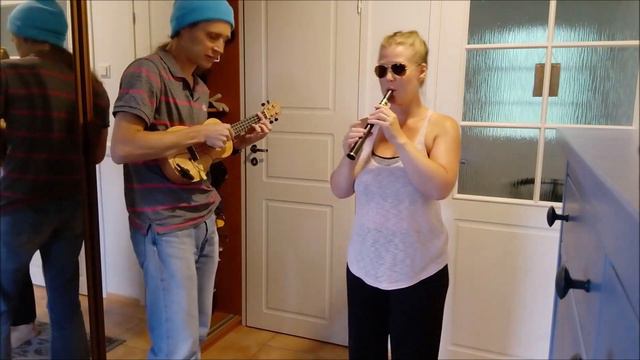 Baker Street - Cover on xaphoon and ukulele!!! смотреть онлайн