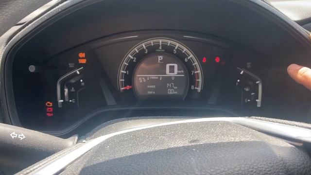 Сброс сервисного интервала (замены масла) Honda CRV5 смотреть онлайн