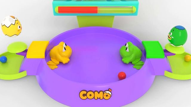 Como | Hungry Frog Board Game | Learn colors and words | Cartoon video for kids | Como Kids TV смотреть онлайн