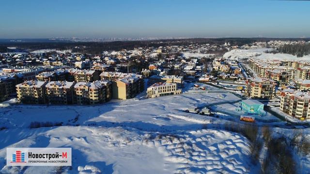 ЖК «Западное Кунцево» (аэросъемка: 30.01.2017) смотреть онлайн