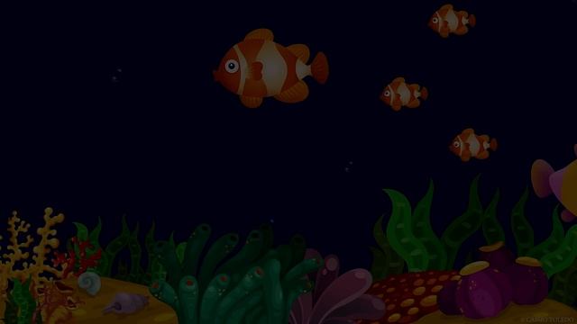 Música Para Bebê Dormir Com Relaxante Som De Água ♫ ❤ Animação Com Peixes