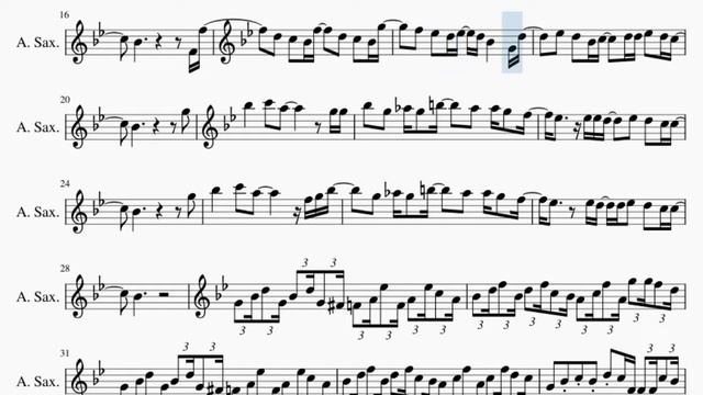 Alto Sax Sheet Music: How to play It's Been So Long (FNAF2 Song) by The Living Tombstone смотреть онлайн
