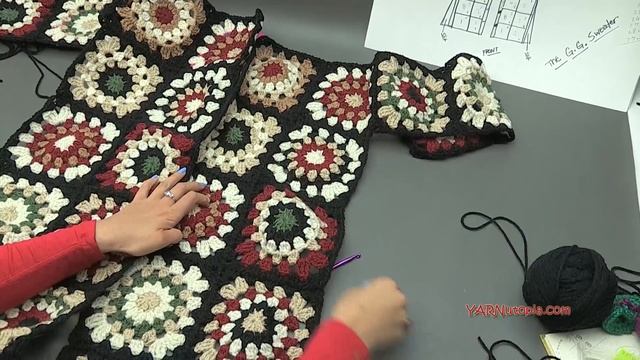 How to Crochet Tutorial: DIY the G G Gorgeous Gal Cardigan by YARNutopia смотреть онлайн