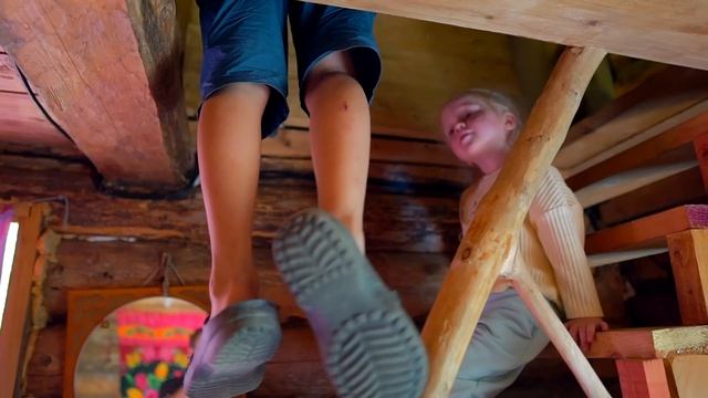 Visiting The Shor Family. Indigenous Peoples Of Russia. Village Life In Russia