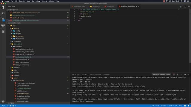 Capítulo 47 - Ruby on Rails, Javascript Fetch Promesas смотреть онлайн
