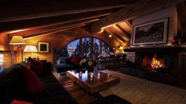 🔥 Calming Atmosphere with Crackling of the fireplace sound for Sleeping and Relaxing - 10 Hours