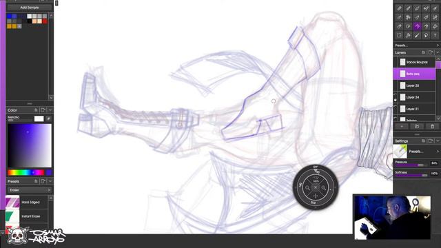 Aprenda a desenhar a Chun Li do Street Fighter fácil - Tutoriais de Anime/Mangá - Osmar Arroyo - 4 смотреть онлайн