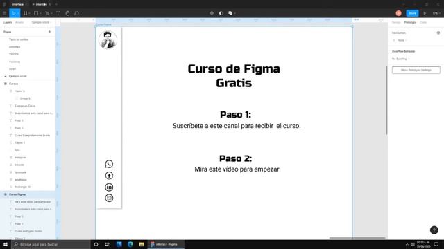 Como hacer Scroll en Figma | Curso Tutorial en español (Ejemplo Práctico) смотреть онлайн