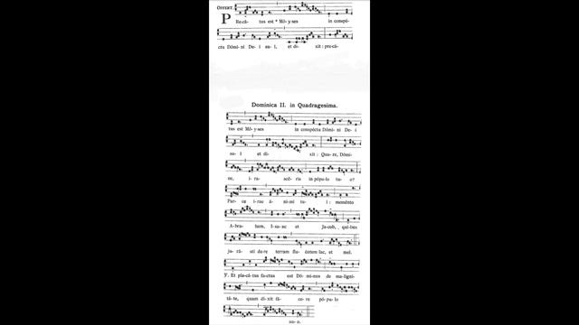 Precatus est Moyses - Offertorium Ambrosianum смотреть онлайн