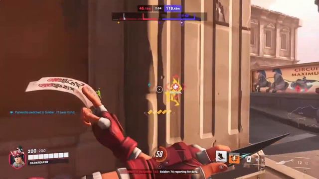 Kiriko Athleisure Skin Gameplay - Overwatch 2 Online matches смотреть онлайн