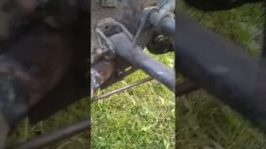 Муравей,двигатель от мотоблока с центробежным сцеплением