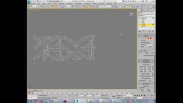 Моделирование орнаментов в 3ds Max смотреть онлайн