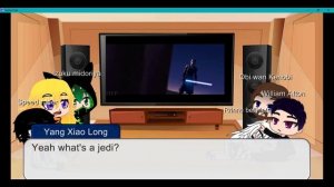 Movie/Anime/game Fandom || react to Each Other - Star Wars Obi-wan Kenobi vs Darth Vader 2/2 Part 3