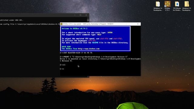 How to install Windows 1.0 Development Release 5 on DOSBox смотреть онлайн