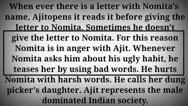 Plus Two English character sketch| Nomita| Ajit| Nomita's mother| Horegallu|Ratna| Grandfather смотреть онлайн