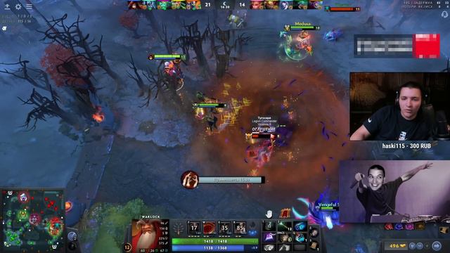 Новый бесячий кашевар! Warlock 7.34 | Radikaifa смотреть онлайн