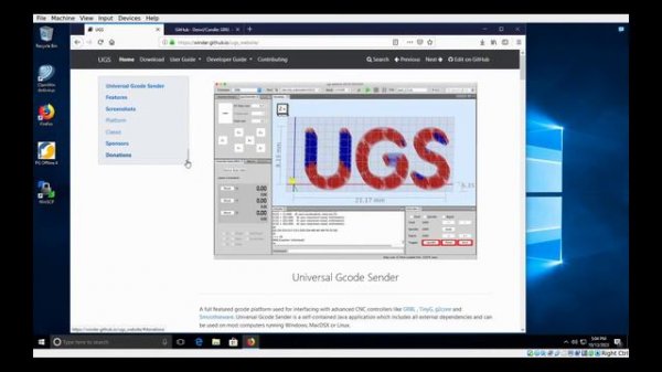 Universal Gcode Sender And Candle CNC Software