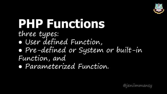 Grade 12 | Computer Applications | PHP functions and arrays | online Class смотреть онлайн