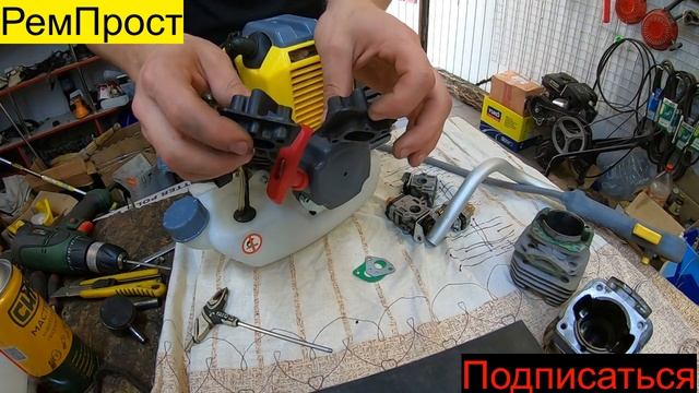 Не заводиться , Как завести, Заливает, Самые распространенные поломки бензо-косы и как их устранить смотреть онлайн