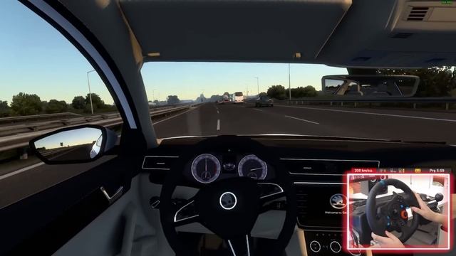 ARABAMIZI ÇALDILAR !!! KAYIP SKODA SUPERB ETS 2 MOD 1.41 [ Logitech G29 ]