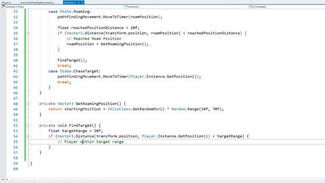 Simple Enemy AI in Unity (State Machine, Find Target, Chase, Attack) смотреть онлайн